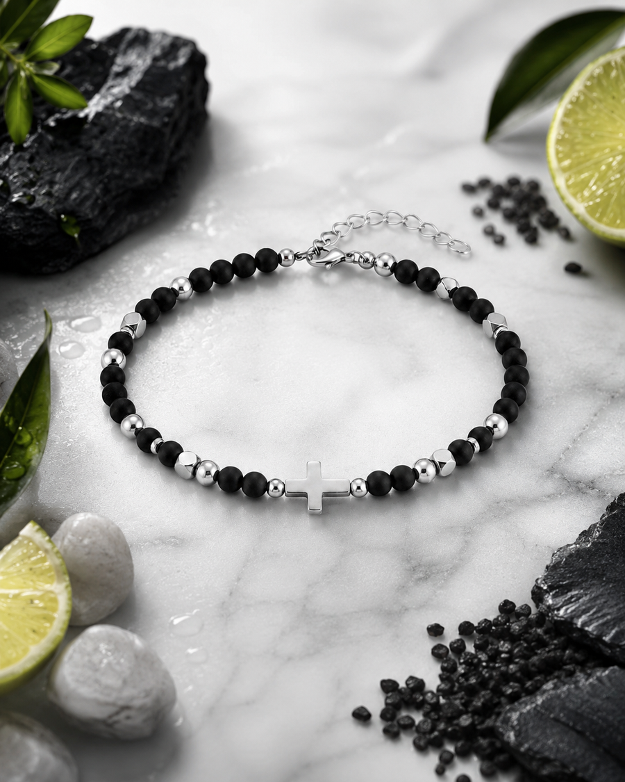Bracelet PIERRE — Croix & pierres naturelles