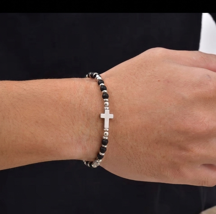 Bracelet PIERRE — Croix & pierres naturelles